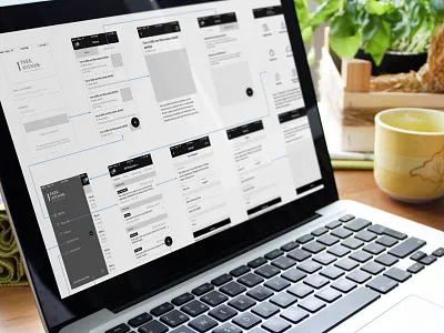 Interaction Flow flow interaction ios minimal mobile ui ux wireframe workflow