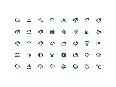 Nucleo - Weather Mini cloud icon icons moon nucleo rain snow sun weather