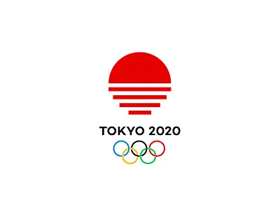 Tokyo 2020 logo olympiad olympic games sport stairs sun sunrise tokyo