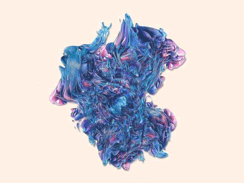 Mind Maze abstract animation blue design gif illustration morph motion retro vintage