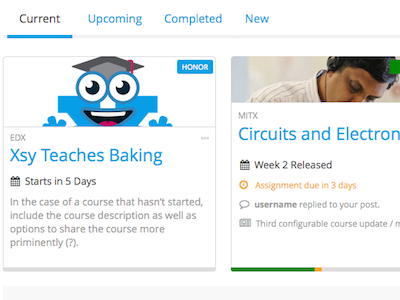 Course Card Summaries with Progress edx progress