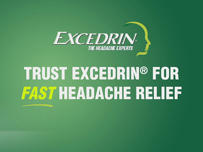 Excedrin Video code design digital motion graphic video