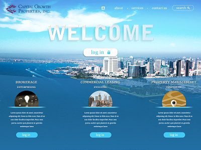CGP site design digital food home page landing page web web page webpage