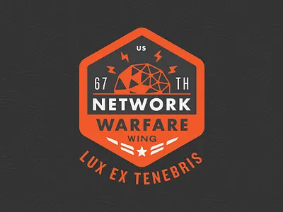 US 67th Network Warfare Wing air force badge code cybersecurity design hack hacker security tech us vector white hat
