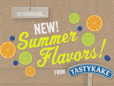 Tastykake Video animation digital illustration kinetic type motion graphics type typography video web
