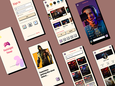 Game Streaming mobile app - Neubrutalism app app design brutal brutalic clean ui design game streaming instagram live streaming minimal mobile app mobile app design neubrutalism reels story streaming app uiux youtube streaming