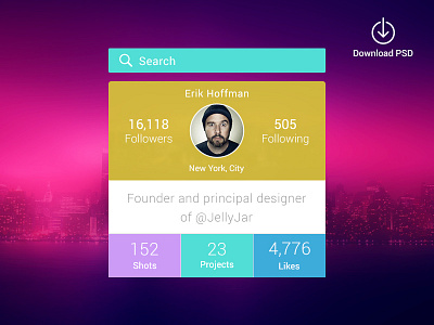 Designer Profile Widget android app calender ios mobile music pakistan ui ui ux designer ux widget