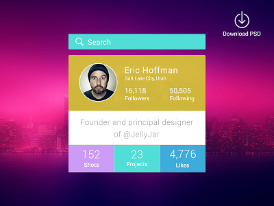 Designer Profile Widget android app calender ios mobile music pakistan ui ui ux designer ux widget