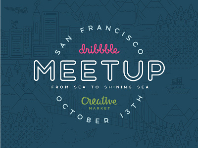 Creative Market & Dribbble Meetup: From Sea to Shining Sea c2cmeetup dribbble meetup