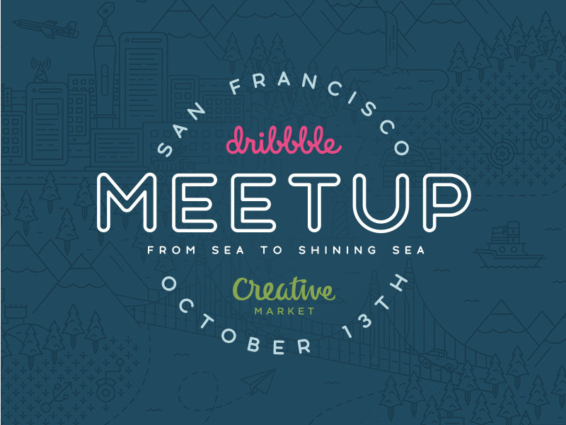Creative Market & Dribbble Meetup: From Sea to Shining Sea