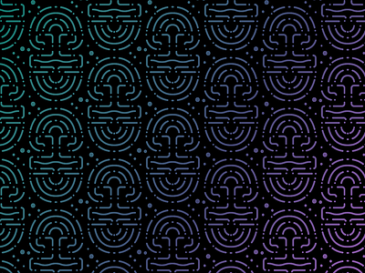 Pattern Doodle gradient pattern space stellar vector