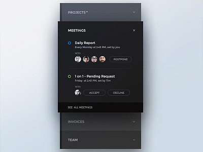 Day 079 - Collapsable Sidebar accordion collapsable meetings pop sidebar steps up