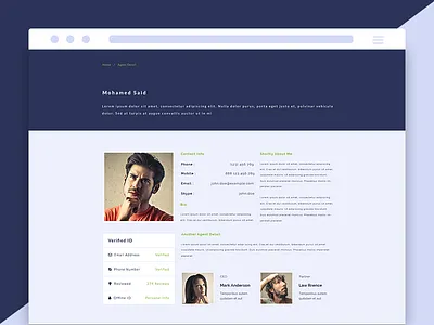 Genius - Rent Bug - user profile admin app dashboard envato grad graphs job landing logo rent typography ui