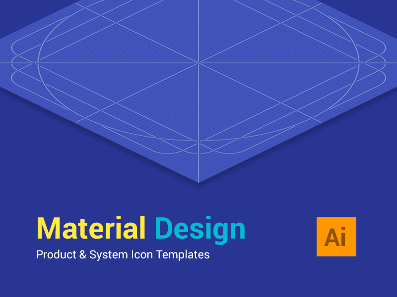 Material Design Icon Templates freebie fribbble google icon icon guides icon template material design product icon system icon