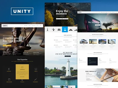 Unity Theme - Topics architecture creative dubai law pakistan pixelzeesh theme travel unity