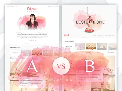 Artist Profile - A / B testing artist icons india layout ui design user interface ux water color web design