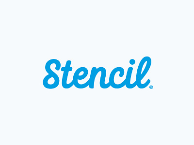 Stencil calligraphy hand drawn hand lettering lettering logo logotype pencil sketch type typography word mark wordmark