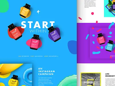 Hum #StartWithin Campaign campaign case color instagram pictures scene study vibrant