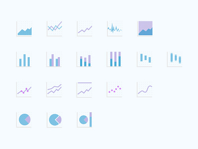 InfoVis icons icon icon set visualization