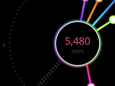 step it out fitness flat health mobile steps ui wellness