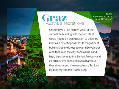 Day 9, Location Card card challenge design graz location