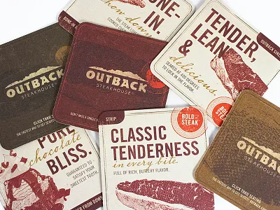 Steak Coasters beef coasters restaurant steak