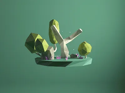 Hide & Seek – Pivot tree design game hide landscapes low lowpoly petrkoll poly seek studio