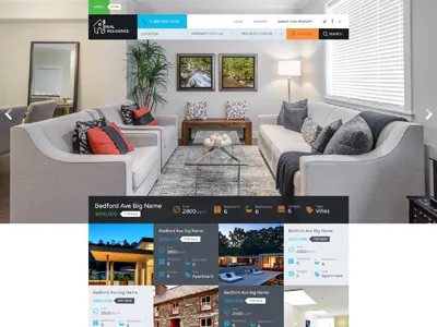 Real Places Wordpress Real Estate Theme clean estate home modern real estate real estate wordpress theme villa