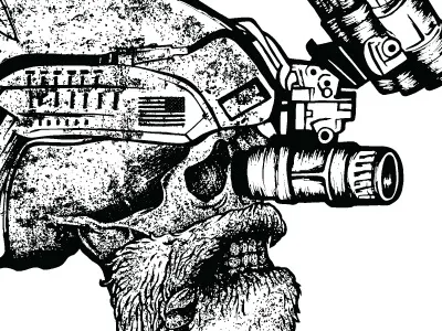 Invader Skull apparel design illustration logo skull