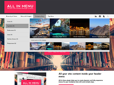 All In Menu drag and drop header menu menu mobile menu responsive menu sticky menu