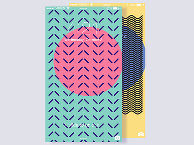 Tropical Geometry colors free freebie geometry minimal modern palette tropical wallpaper