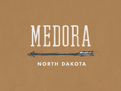 Medora arrow greasy spoon font medora north dakota texture typography westward