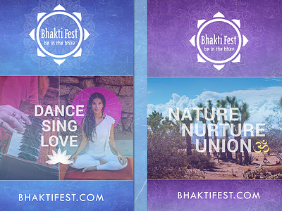 Bhakti Fest Poster festival poster yoga