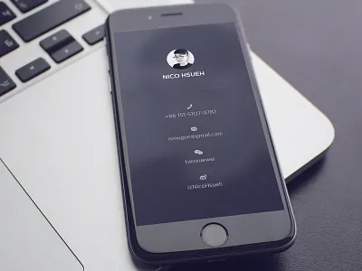 ID card details clean id card light photography ui