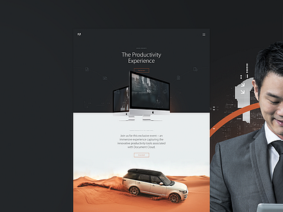 Luxury Meets Productivity event site web web design website