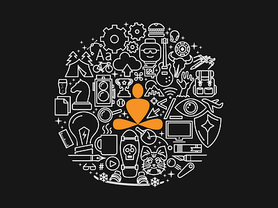 Denver Start Up Week T-Shirt agency culture custom denver icons illustration start up week
