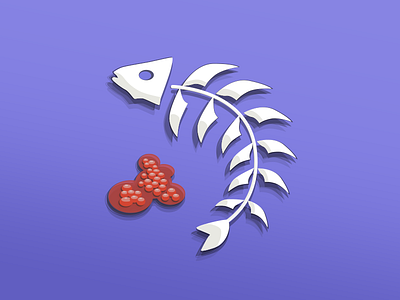 Fish Bone and Caviar bone caviar fish