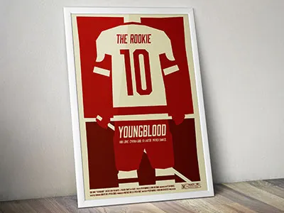 Youngblood Movie Poster ice hockey poster sports sports movie youngblood