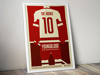 Youngblood Movie Poster ice hockey poster sports sports movie youngblood