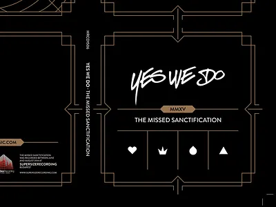 YesWeDo Digipak CD design cd digipak digipak cd music respiro media the missed sanctification yeswedo zoltan sebestyen