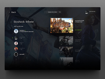 Steam Refresh, Library apps cool dark desktop gaming grid interface typography ui ux web