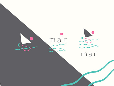 Mar Branding boat branding design face handmade identity illustration ocean typography