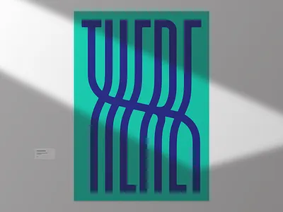 From Here to There art district exhibition groovy mission poster san francisco sf student type typography vinyl