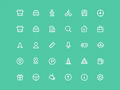 Map Driving bicycle bus company driving home monitoring navigation positioning subway taxi walking