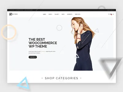Nitro - Fashion demo ecommerce fashion photoshop shop store unique vietnam woorockets wordpress theme