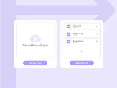 "File Upload" - Daily031 #DailyUI cute daily ui dailyui design figma file files icloud illustration purple ui upload upload file