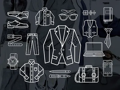Men's Business Clothing attributes business business style clothing corporate fashion icons jacket mens shoes stylish wear