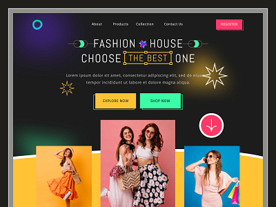 Fashion Landing Page 80sfashion design fashionapp fashiondesigner fashionhouse fashionlandingpage fashionshow fashionstyle fashiontv fashointemplate mensfashion newfashion roboiulalam6 trends ui uidesign web web design womenfashion womensclothes