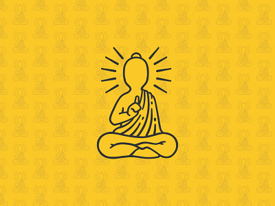 Buddha buddha hand drawn holistic index finger line art medical religion yoga