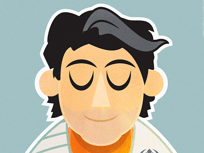 The New Faces of Star Wars: POE DAMERON design graphic illustrator orange photoshop star wars vector